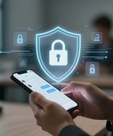 Com quem essa pessoa conversa no celular?