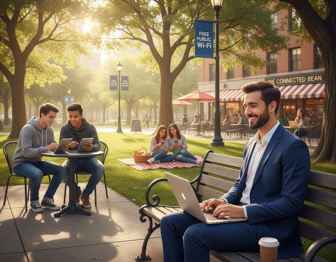 Encontre Wi-Fi grátis em qualquer lugar