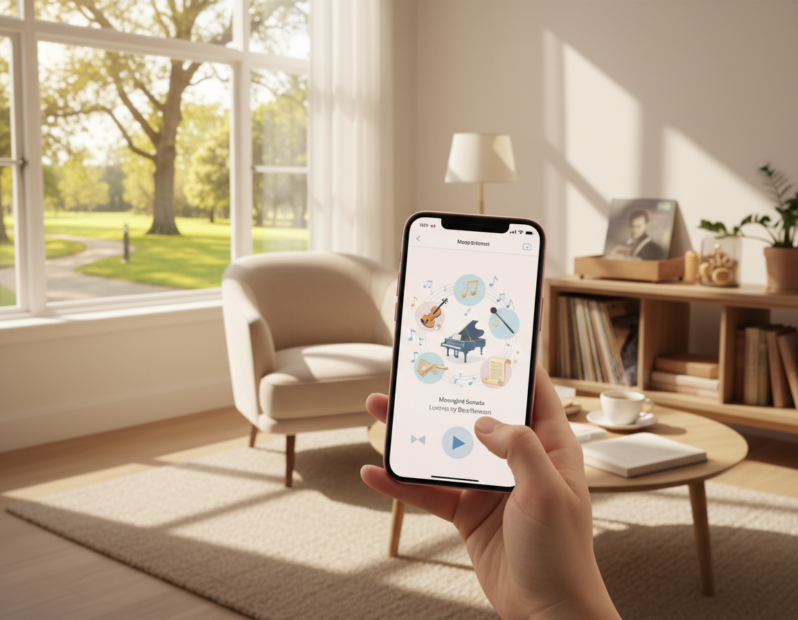Ouça Clássicos Musicais no Seu Celular