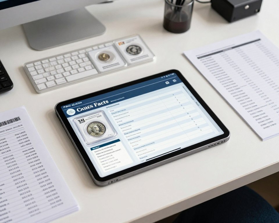 PCGS Coin Facts app avaliação moedas