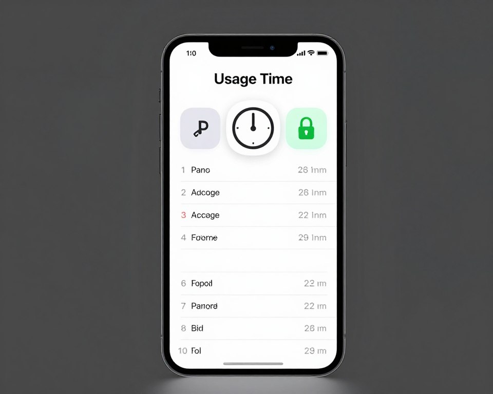 Tempo de Uso iPhone controle parental