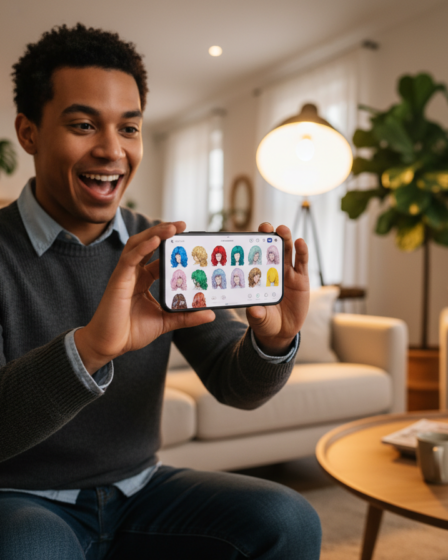 Teste cortes e cores de cabelo pelo celular