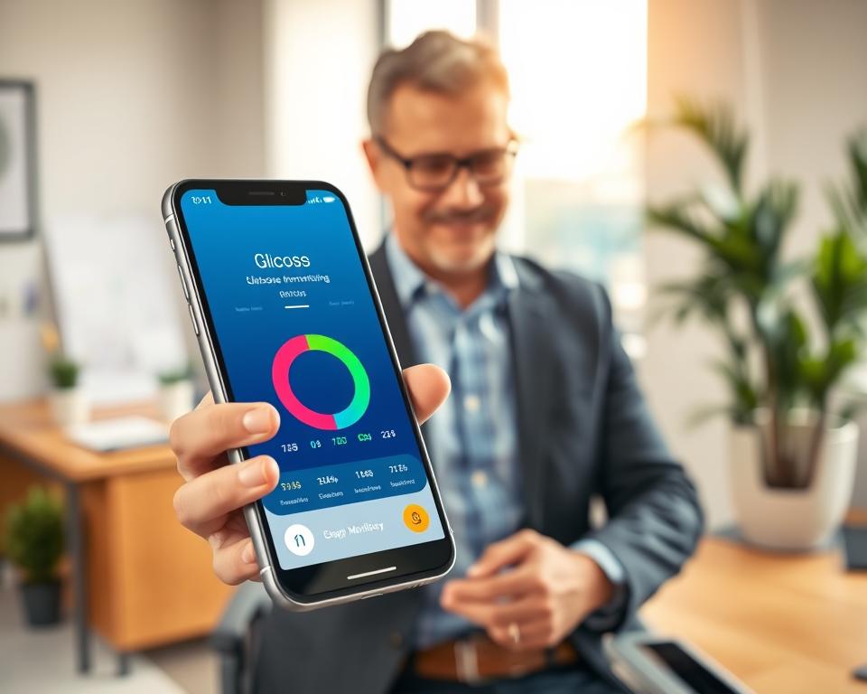 app para monitorar glicose