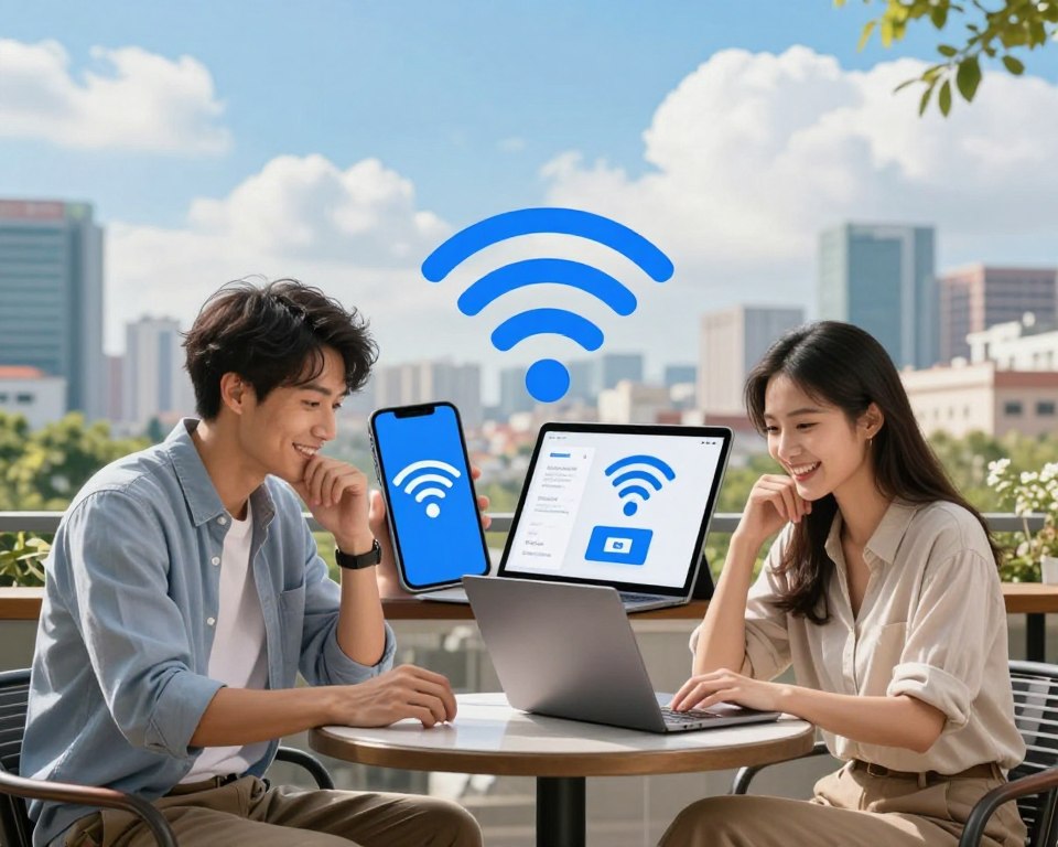 conexão de internet rápida em qualquer lugar