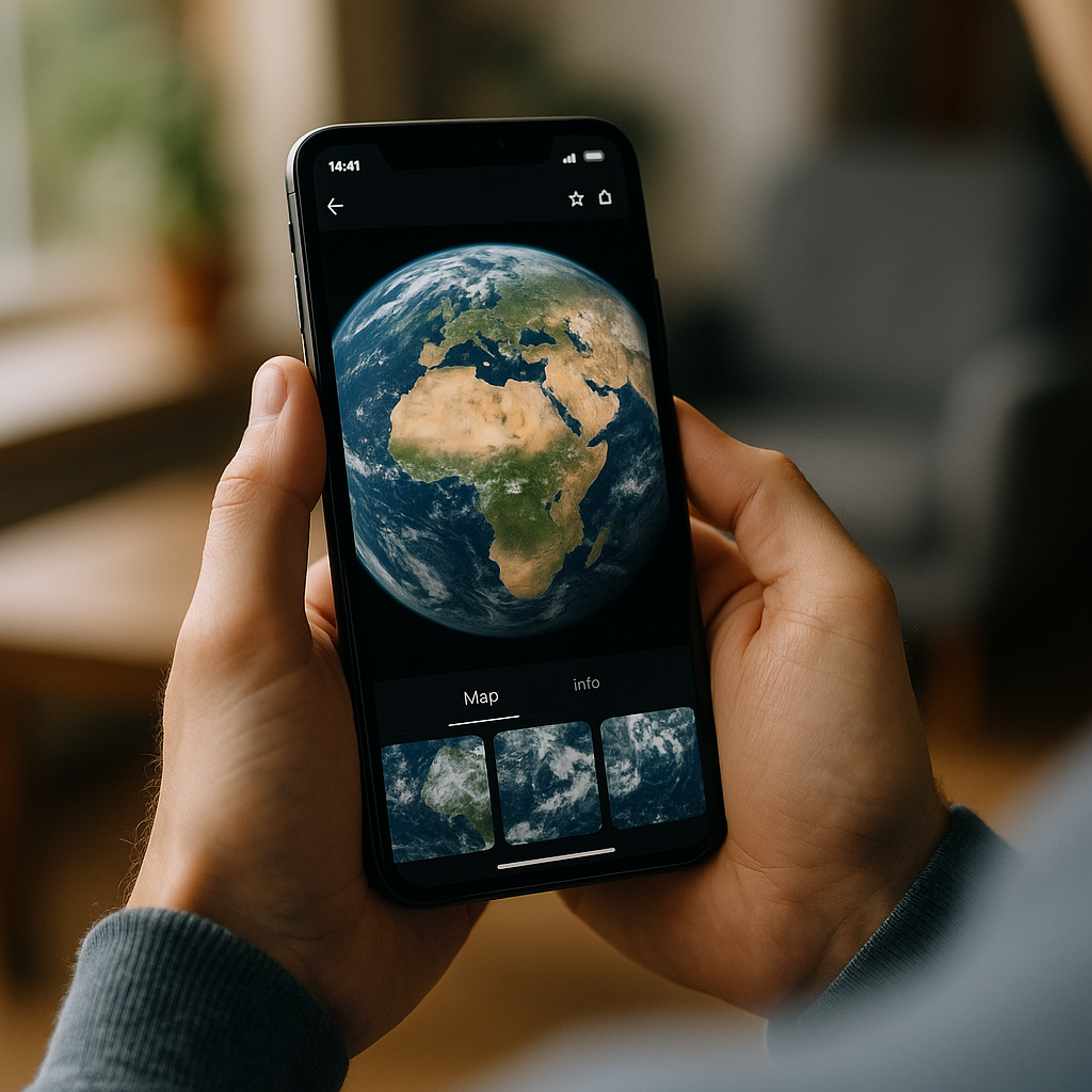 App para Ver Imagens de Satélites