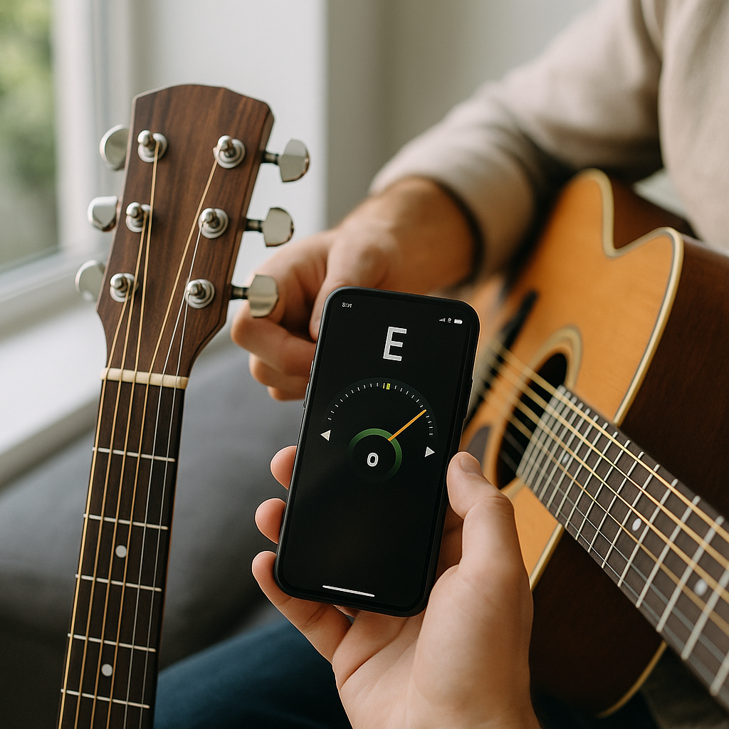 App Afinador de Violão: Afine Online