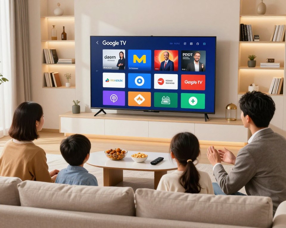 integração de serviços streaming na Google TV