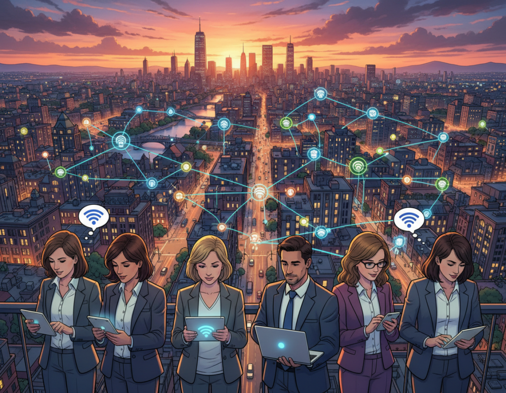 mapa de redes wifi grátis