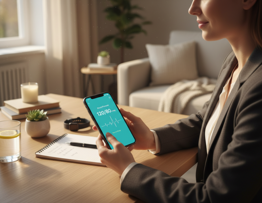 monitoramento pressão arterial saúde