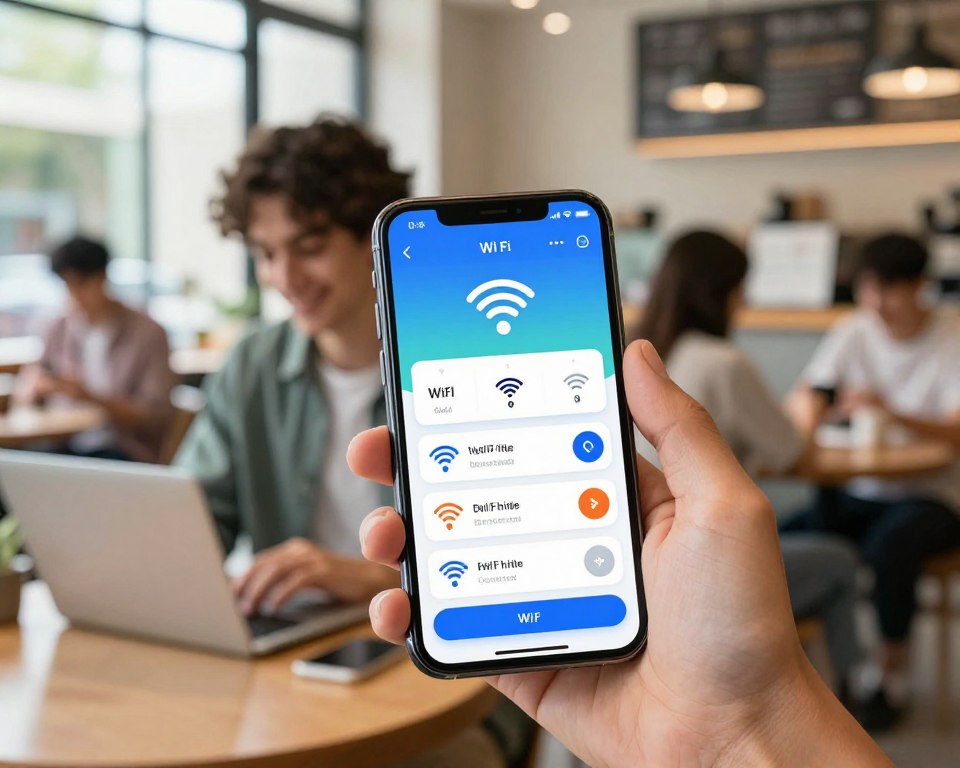 praticidade do aplicativo de conexão wifi