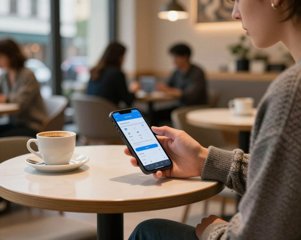 usando apps para encontrar redes próximas