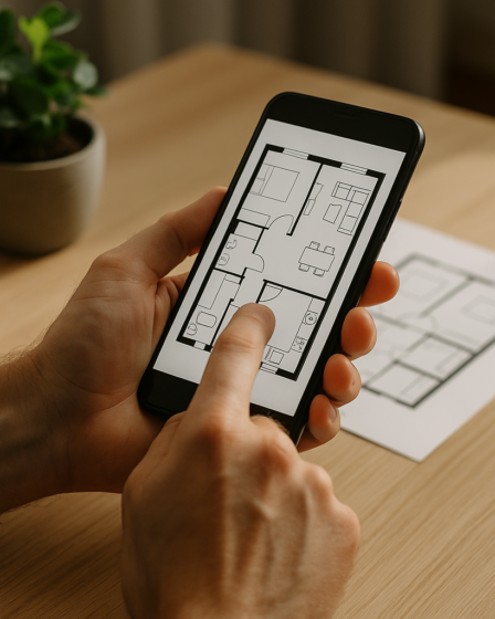 Crie Plantas Residenciais no Seu Celular