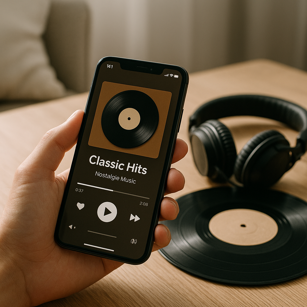 Nostalgia Musical no Seu Celular