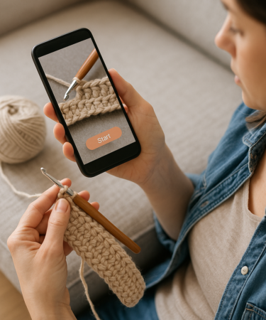 Aprenda Croche com App Prático e Fácil