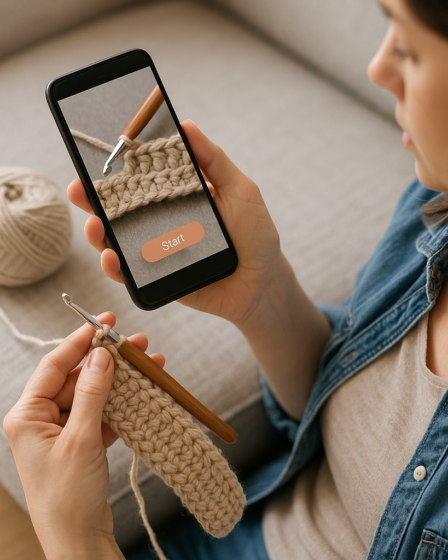 Aprenda Croche com App Prático e Fácil