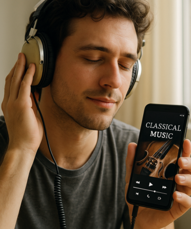 Ouça Clássicos Musicais no Celular