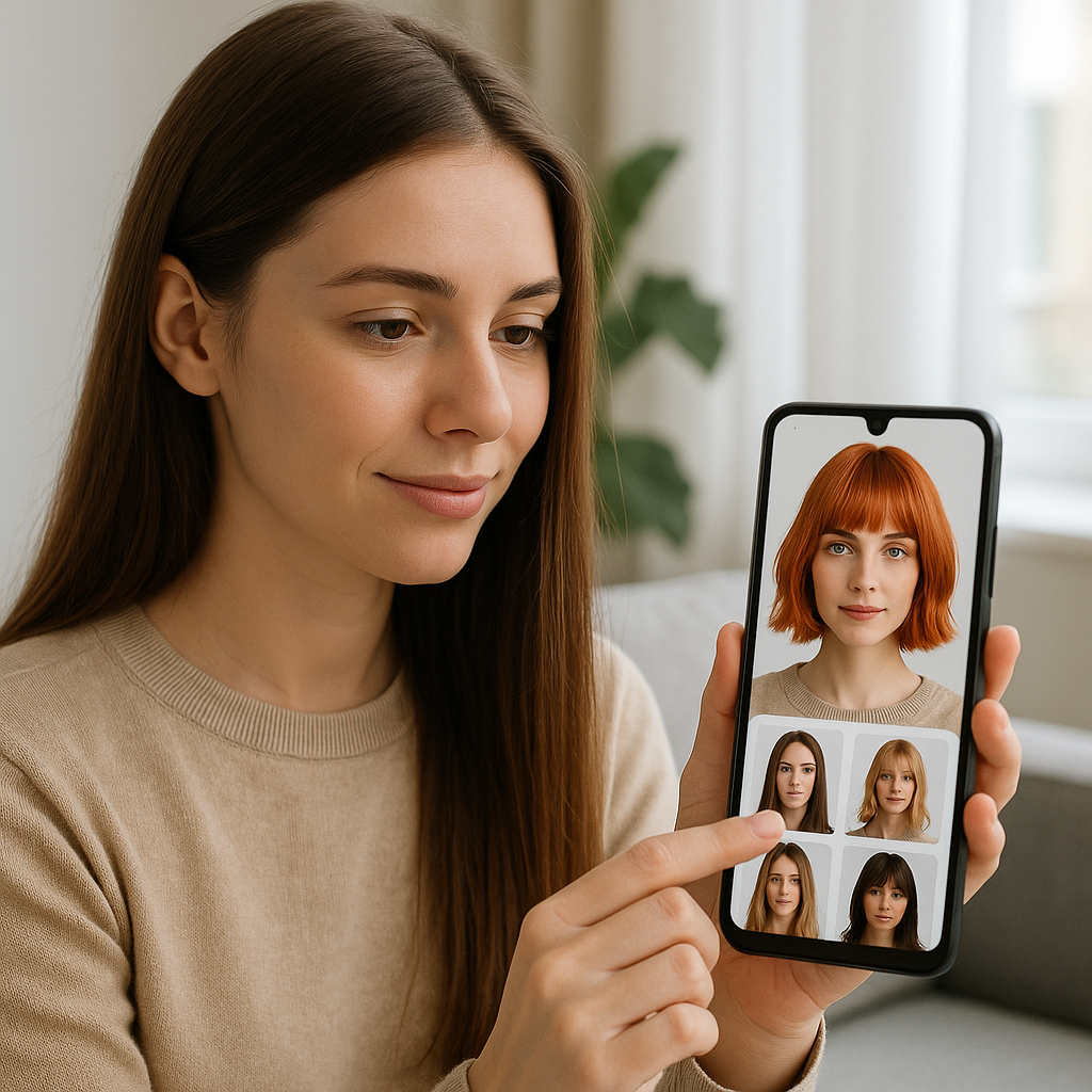 Simule Cortes e Cores de Cabelo no Celular