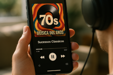 App Música dos Anos 70 - Sucessos Clássicos