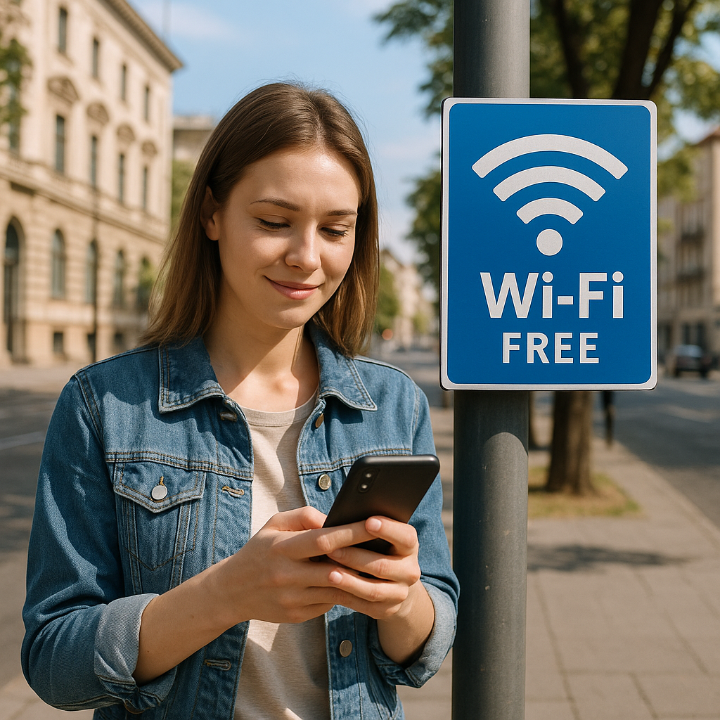 WiFi Grátis em Qualquer Lugar da Cidade!