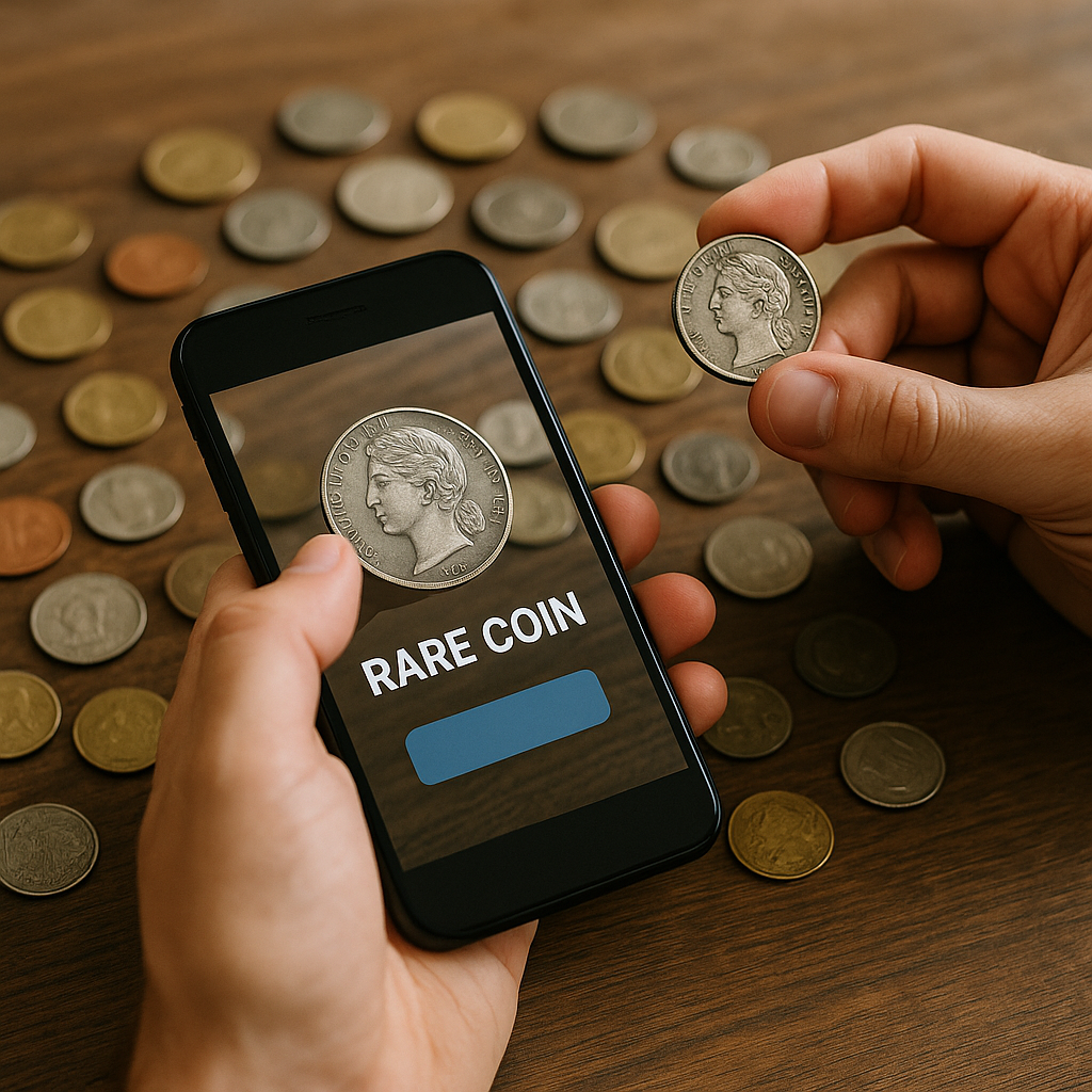 App Descobre Moedas Raras Pelo Celular
