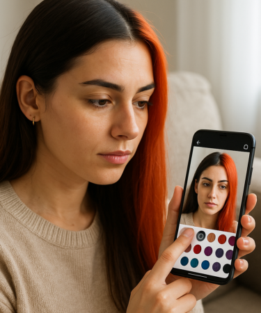 App para Mudar Cor do Cabelo Virtual