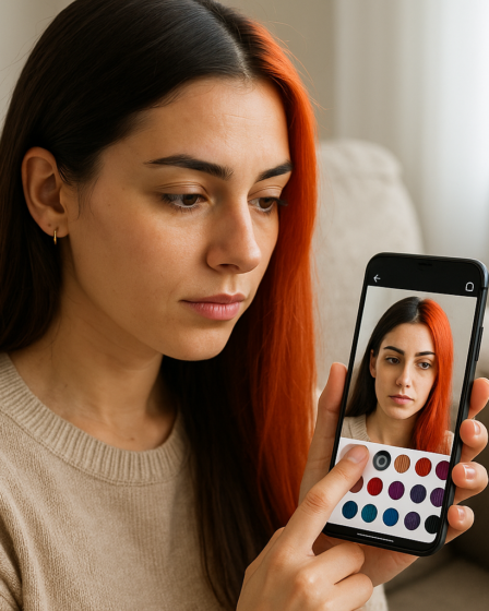 App para Mudar Cor do Cabelo Virtual