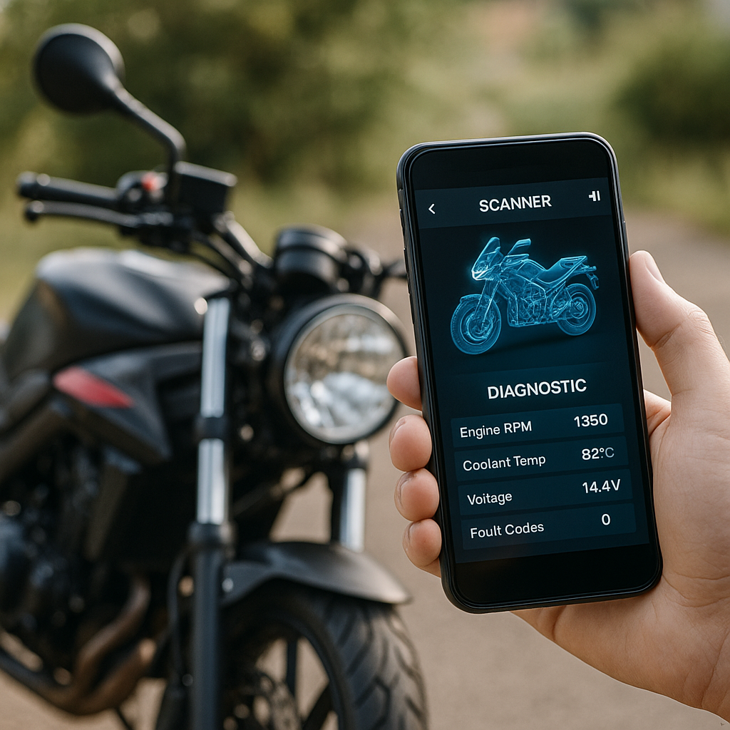 App Scanner de Motos: Diagnóstico Rápido