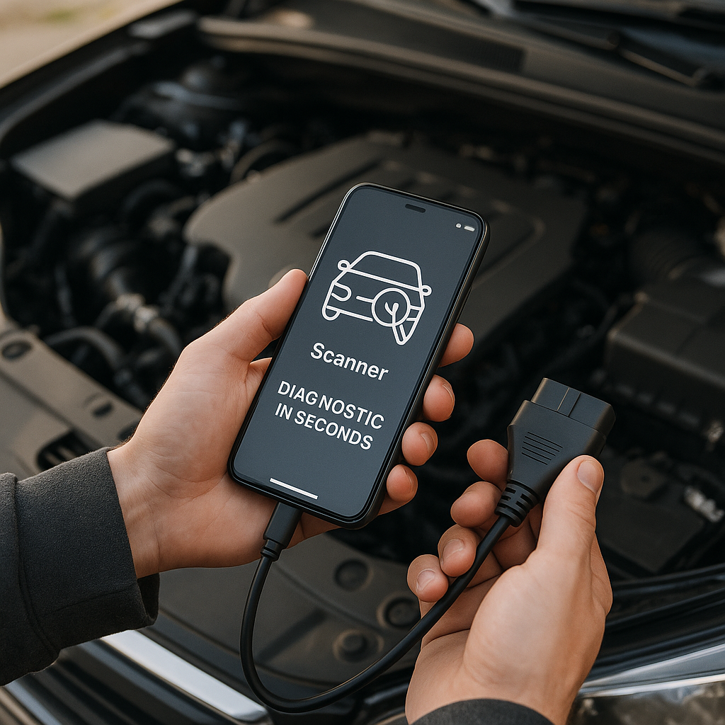 App Scanner de Carros: Diagnóstico em Segundos