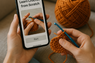 App para Aprender Crochê do Zero Facilmente