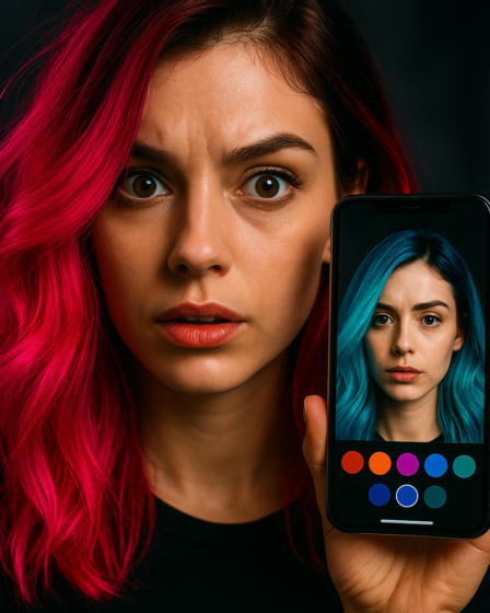 App para Mudar Cor do Cabelo Virtualmente