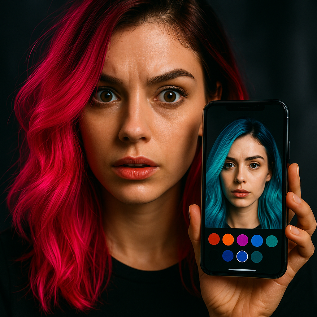App para Mudar Cor do Cabelo Virtualmente