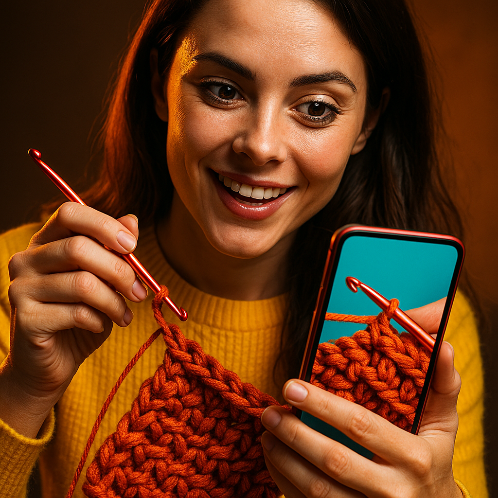 App Grátis Ensina Crochê Pelo Celular