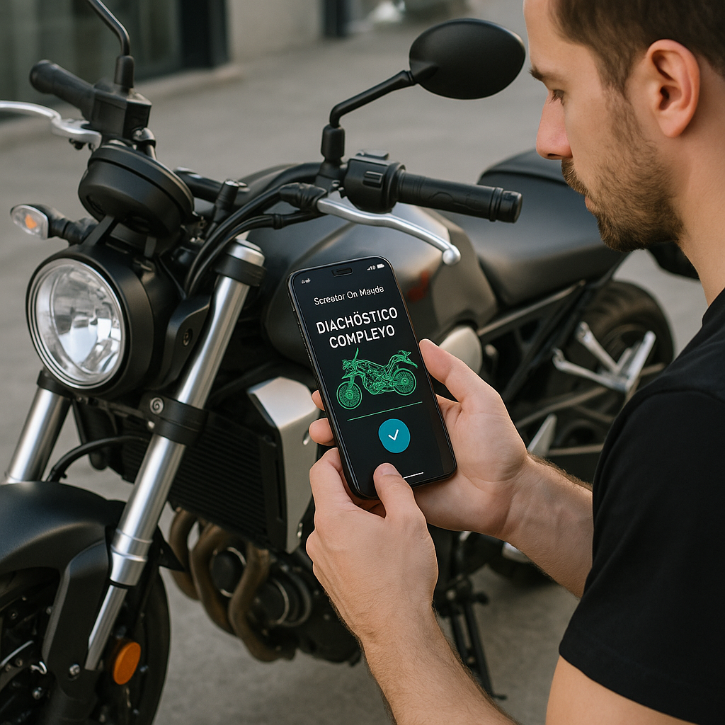 App Scanner de Motos: Diagnóstico Completo
