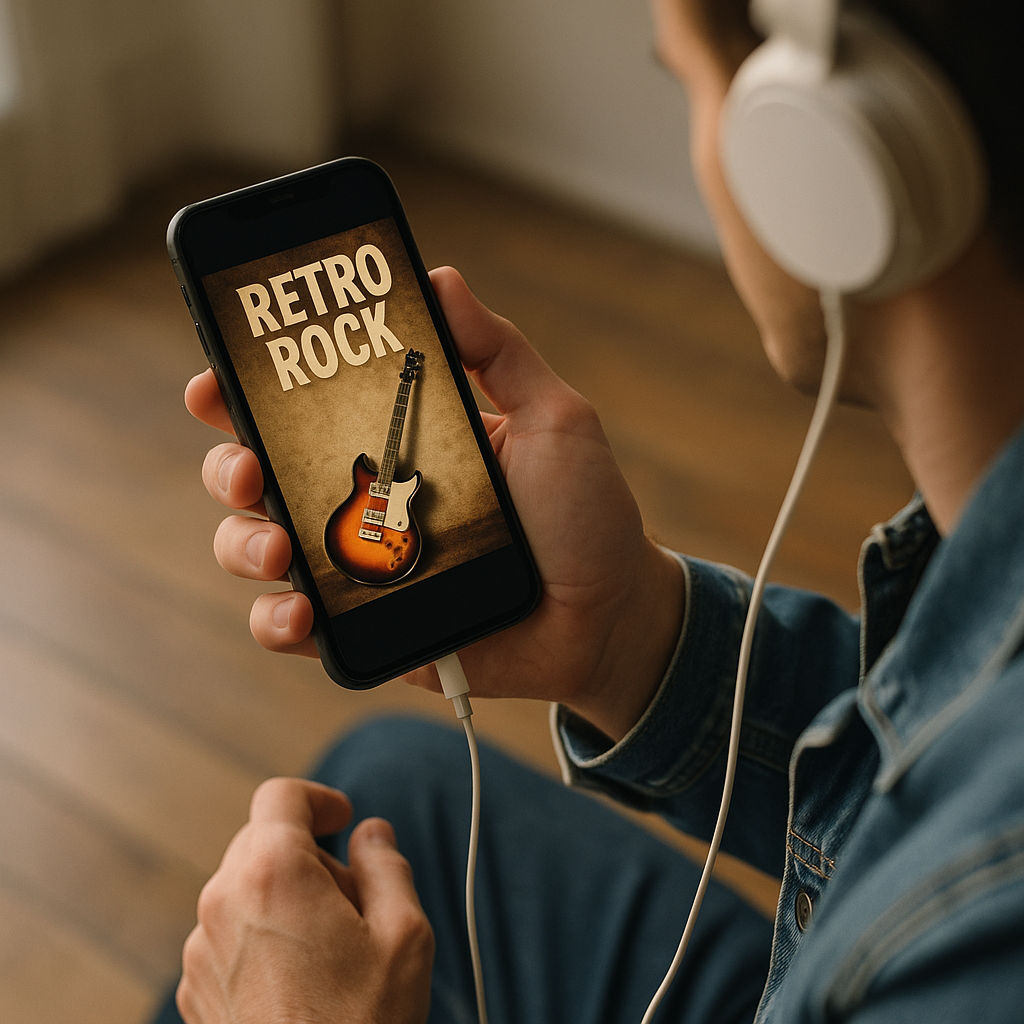 Rock Retrô no Celular