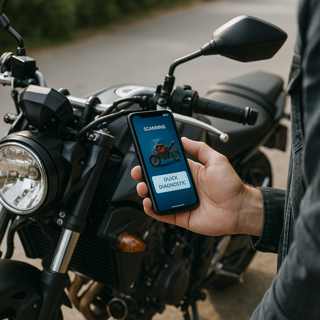 App Scanner de Motos: Diagnóstico Rápido