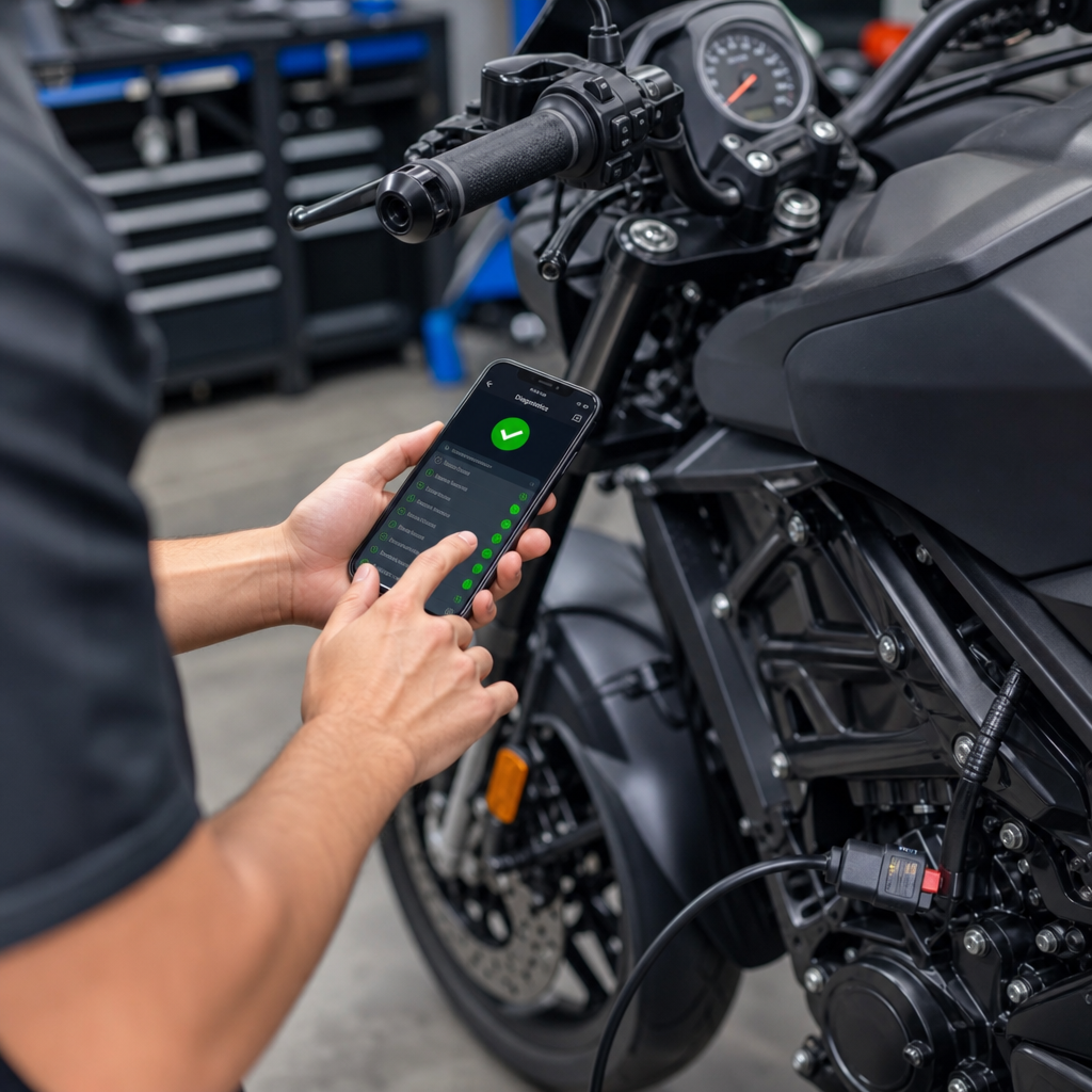 App Scanner de Motos: Diagnóstico Rápido