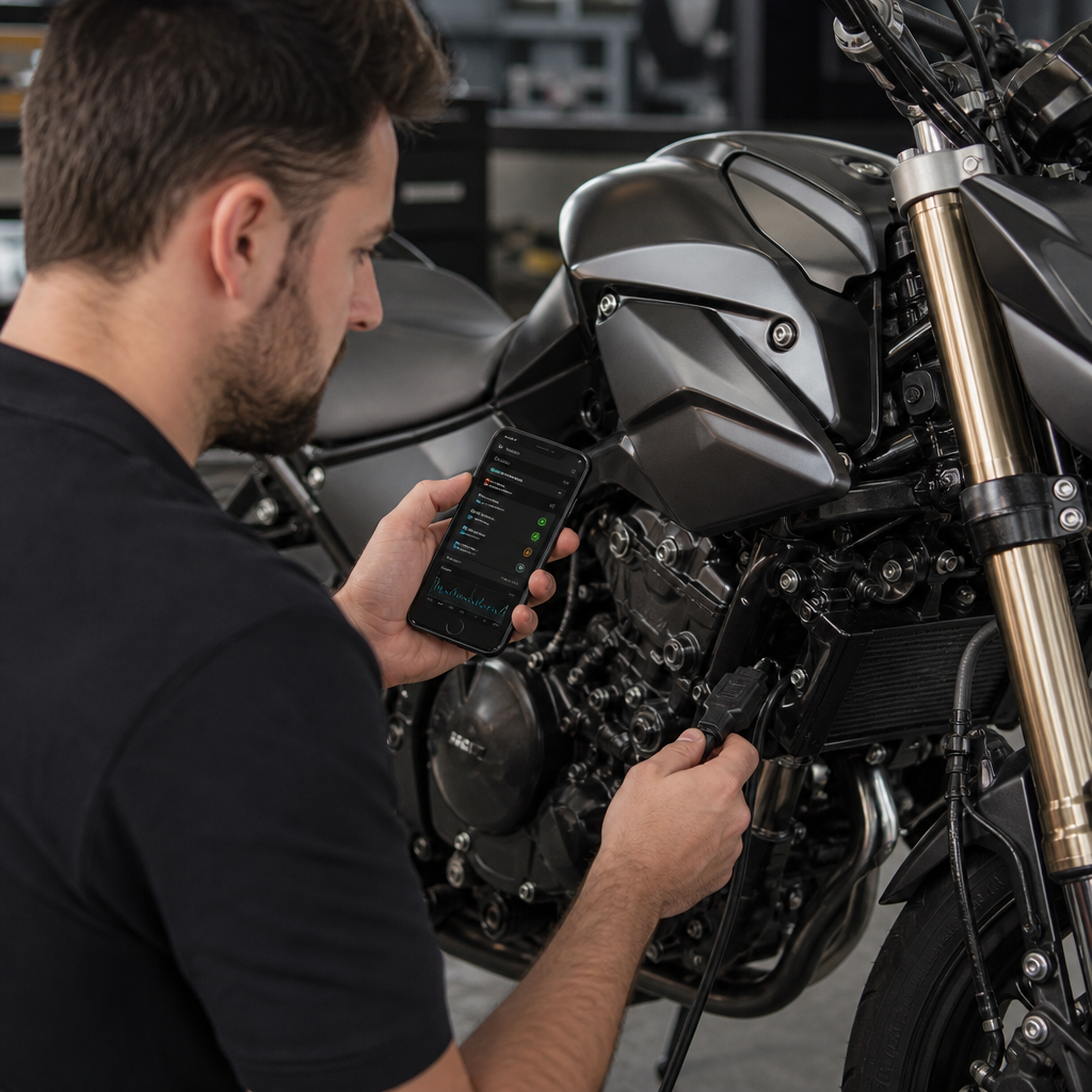 App Scanner de Motos: Diagnóstico Completo