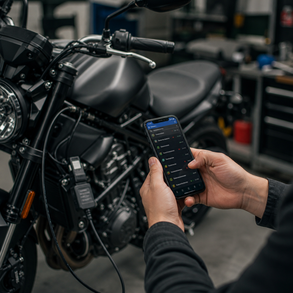 App Scanner de Motos: Diagnóstico Completo
