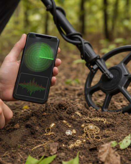 Detector de Metais Android: Encontre Ouro e Prata Escondidos