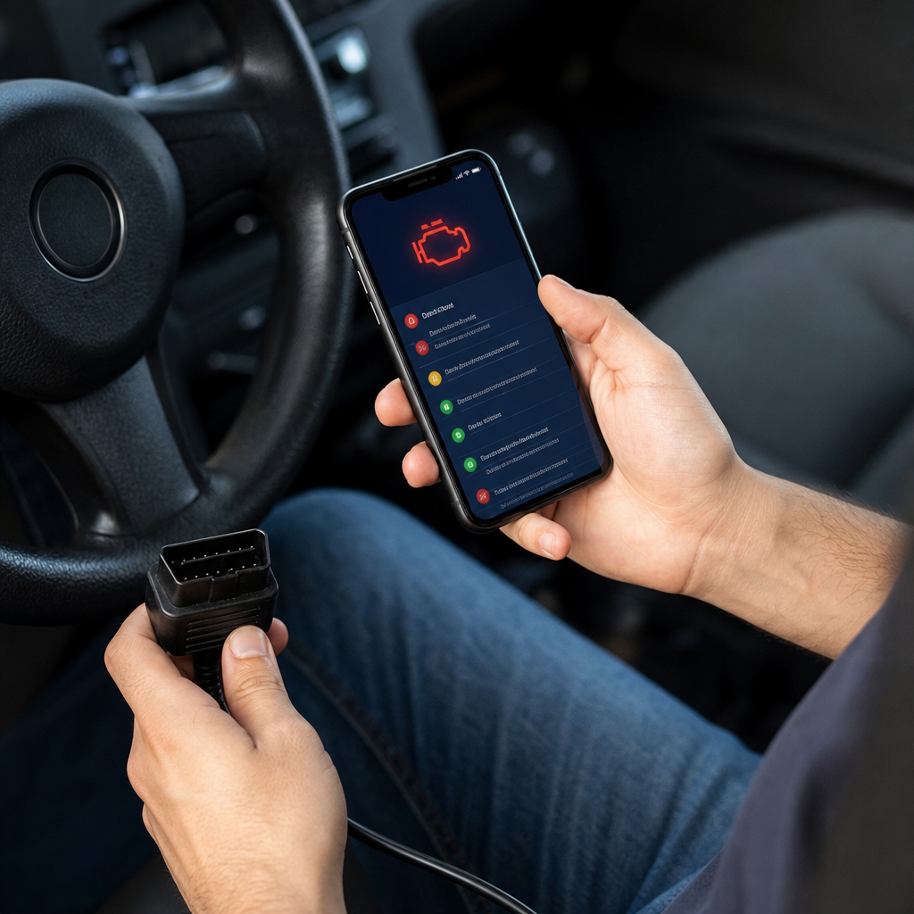Descubra Defeitos do Seu Carro com Scanner Automático