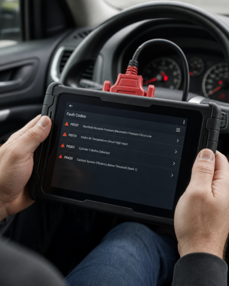 Scanner de carro que mostra todos os defeitos do seu veículo