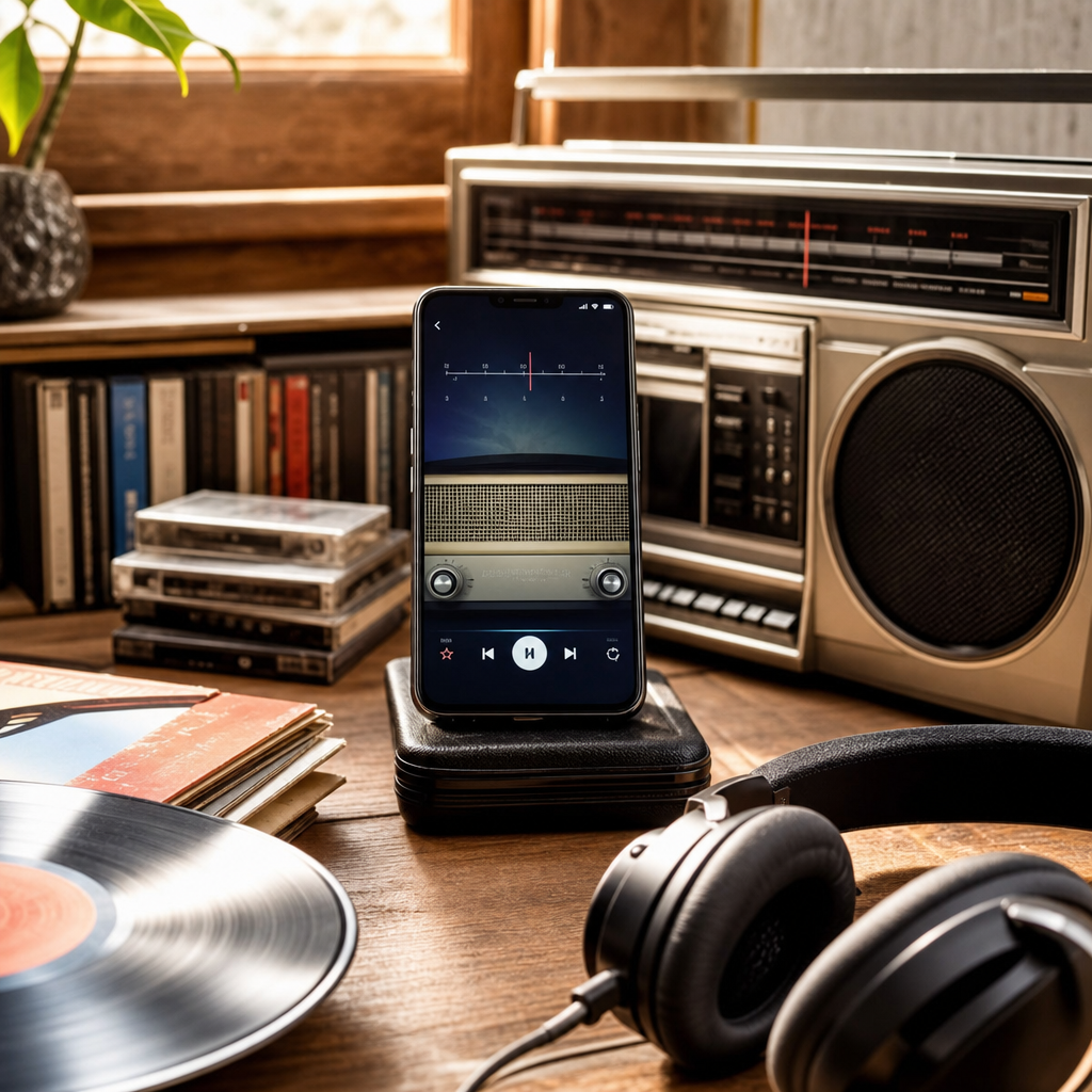 Aplicativo de Rádio com Sucessos Clássicos dos Anos 80 e 90