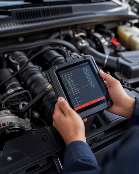Scanner de carro que detecta problemas no motor sozinho