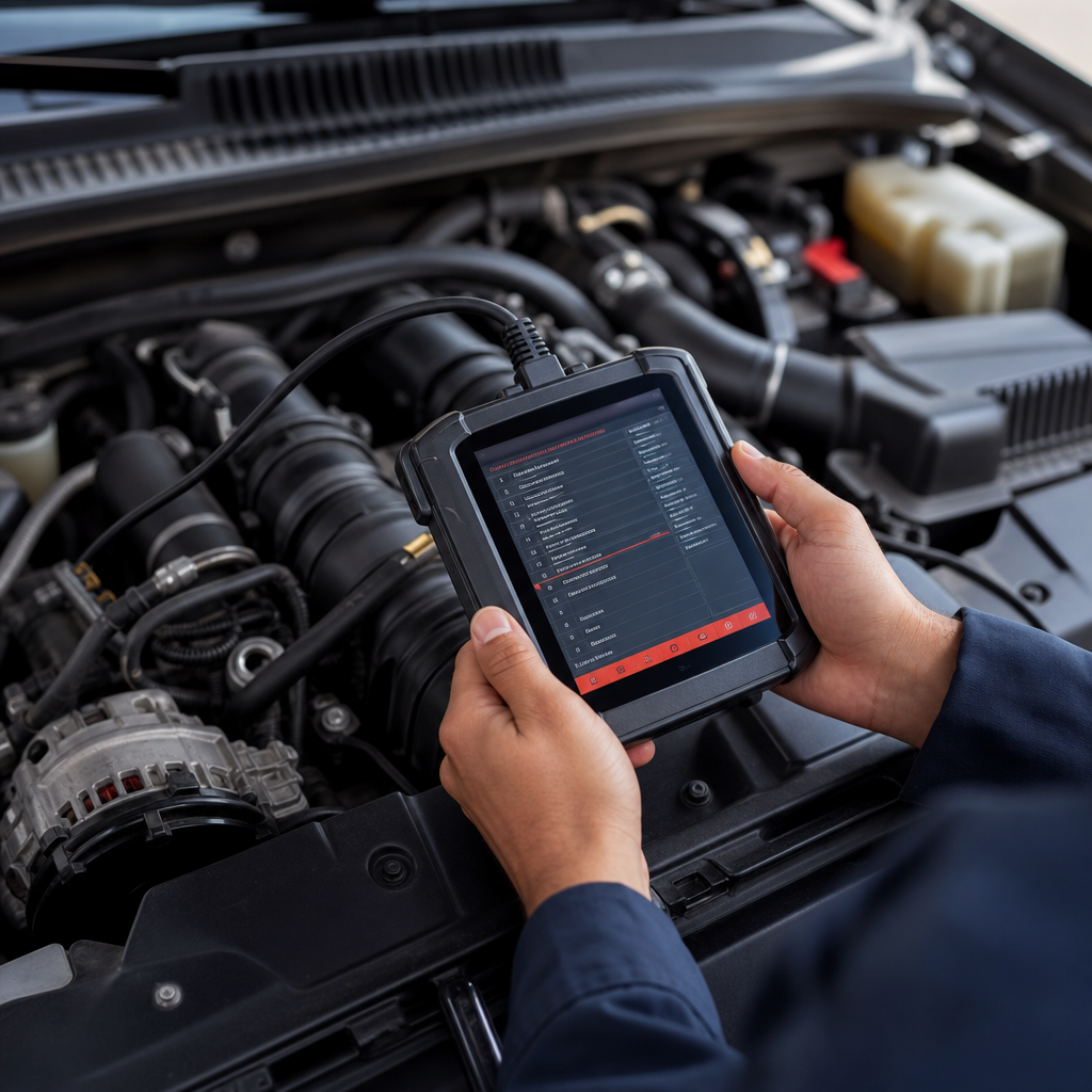 Scanner de carro que detecta problemas no motor sozinho