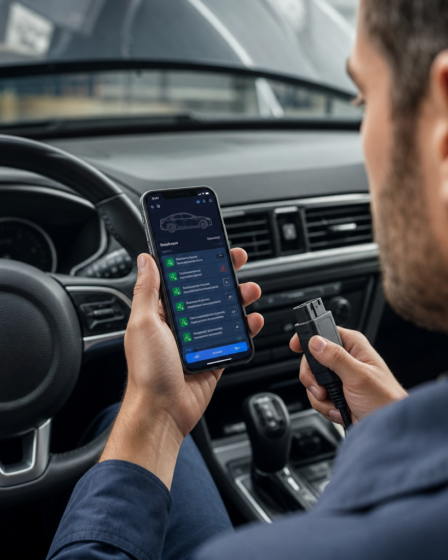 Diagnóstico completo do carro direto no seu iPhone em segundos