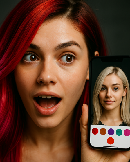 App para Mudar Cor do Cabelo Virtualmente