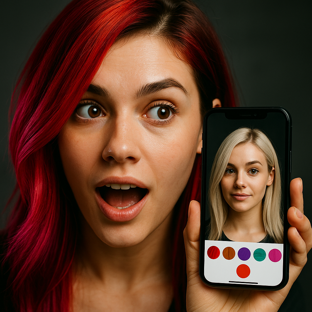 App para Mudar Cor do Cabelo Virtualmente