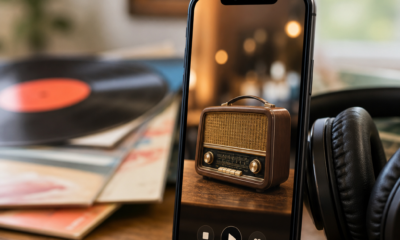 Rádio nostalgia com sucessos clássicos agora disponível no seu iPhone
