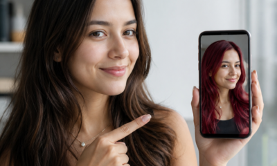 Mude a cor do cabelo em fotos grátis