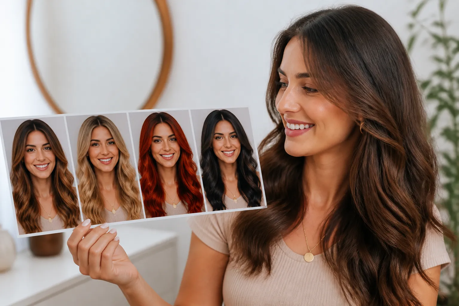 Veja como fica seu cabelo em cores diferentes antes de tingir